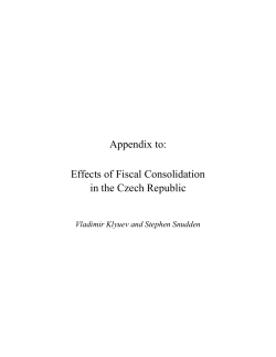 PDP-Working Paper - Czech Journal of Economics and Finance