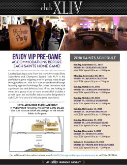 enjoy vip pre-game
