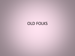 old folks - Cii Broadcasting
