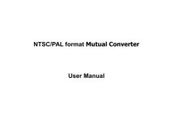 SCART TO HDMI Converter User Manual