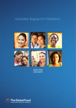 Gender Equality Strategy Action Plan