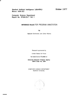 inference rules for program annotation