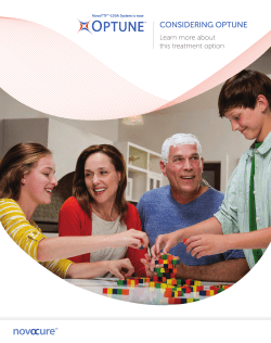 considering optune - American Brain Tumor Association