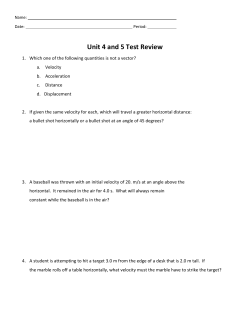 Name: Date: Period: Unit 4 and 5 Test Review Which one of the