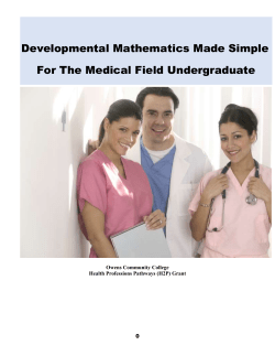 Chapter 1: Whole Numbers