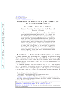 Consistency of Markov chain quasi-Monte Carlo on continuous state