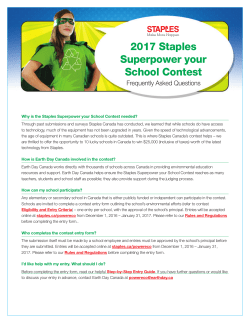 2017 Staples Superpower your School Contest