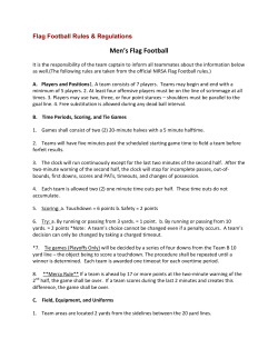 Flag Football Rules