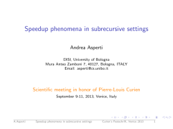 Speedup phenomena in subrecursive settings