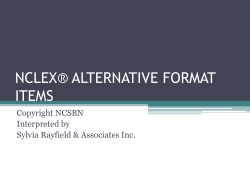 test taking strategies - NCLEX Sylvia Rayfield