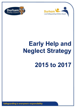 Early Help and Neglect Strategy 2015