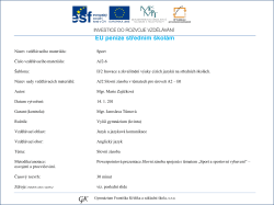 AJ2-6 Sport - Gymn&aacute;zium Franti&scaron;ka Křiž&iacute;ka