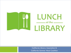 Evaluation | Lunch at the Library