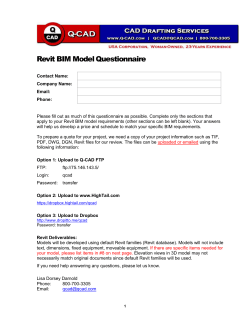 General Questions: - Q-CAD