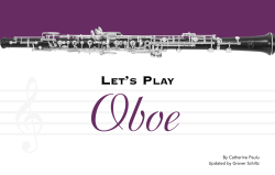 Oboe playing guide for pdf
