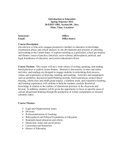 syllabus - University of Cincinnati