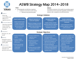 ASWB 2014-2018 Strategic Plan