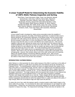 A Cost-Tradeoff Model for Determining the Economic Viability of 100