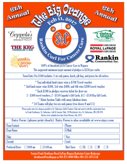 Team Contact: Phone: Team Name: E-Mail