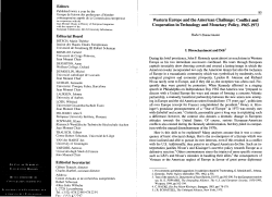 Western Europe and the American Challenge: Conflict and