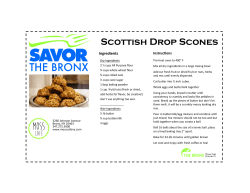 Emily`s recipe for Scottish Drop Scones