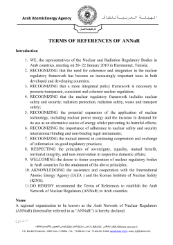 Steering committee - International Atomic Energy Agency
