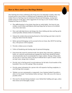 How to Move and Leave Bed Bugs Behind