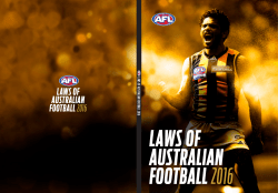 Laws of Australian Football