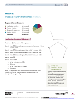 Lesson 31: Explore the Fibonacci sequence.