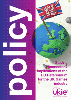 Staying connected? Implications of the EU Referendum for