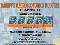 CHAPTER 17 Consumption