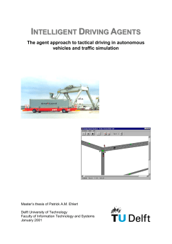 Intelligent driving agents - Interactive Intelligence Group