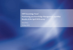 survey results - Managing Partners` Forum