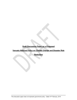 Cyclone Emergency Recovery and Management Project