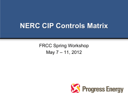 NERC CIP Controls Matrix