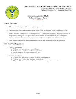 CHICO AREA RECREATION AND PARK DISTRICT (CARD)