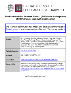 The Involvement of Protease Nexin-1 (PN1) in the Pathogenesis of