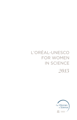 l`or&eacute;al-unesco for women in science