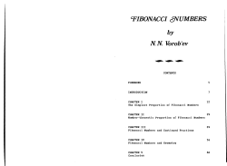Fibonacci Numbers