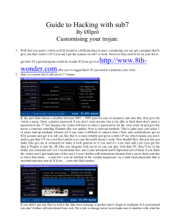 Guide to Hacking with sub7 - index