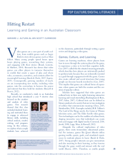 Hitting Restart - Wiley Online Library