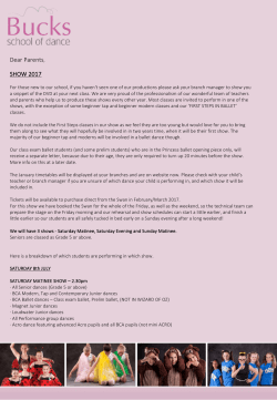 Show 2017 letter 1 - Bucks School of Dance