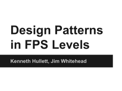 Design Patterns in FPS Levels