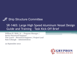 Slide 1 - Ship Structure Committee