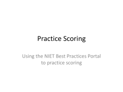 Practice Scoring - TEAM-TN