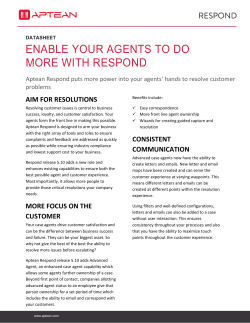 Pivotal CRM Thin Client