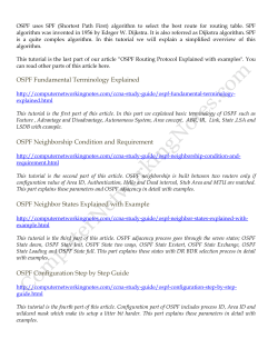 OSPF Metric cost Calculation Formula Explained DOCX Format