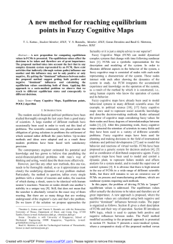 A new method for reaching equilibrium points in Fuzzy Cognitive Maps