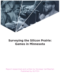 Surveying the Silicon Prairie: Games in Minnesota