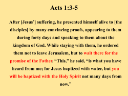 Notes - New Covenant Fellowship